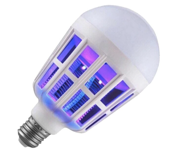 Bec LED Anti Insecte cu lumina alba naturala puternica 15W E27